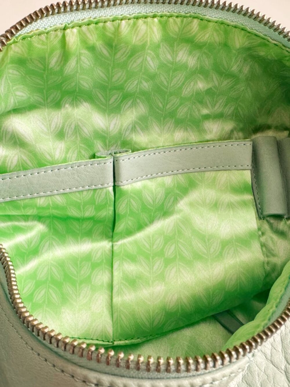 SIGRID OLSEN Aqua Sea Green Blue buttery Leather Hobo Purse NEW WITHOUT TAGS - Picture 8 of 11